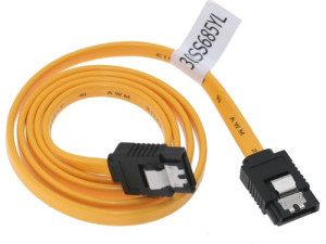 SATA kabl narandžasti sa limićima (set 100 komada)