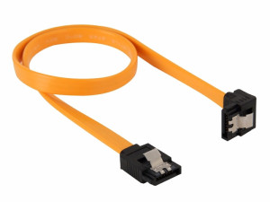 SATA kabl narandžasti sa limićima (set 50 komada)