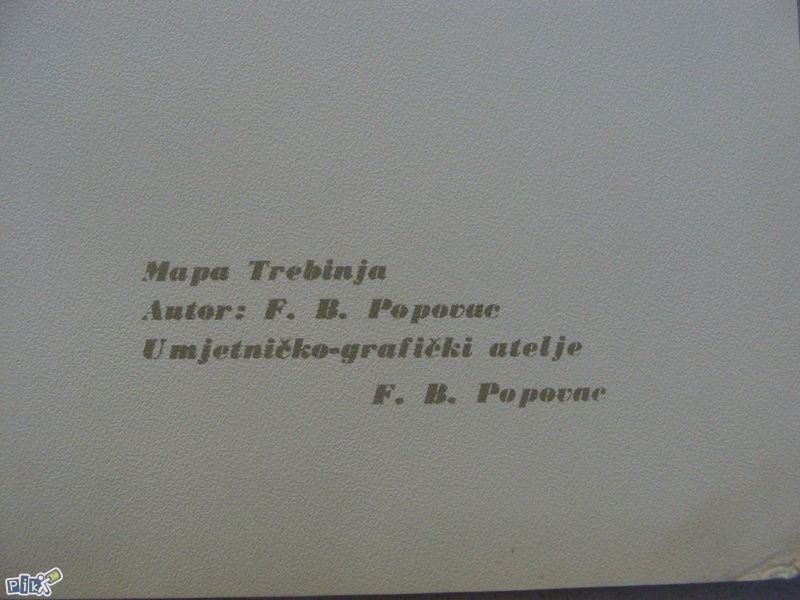 Trebinje - mapa