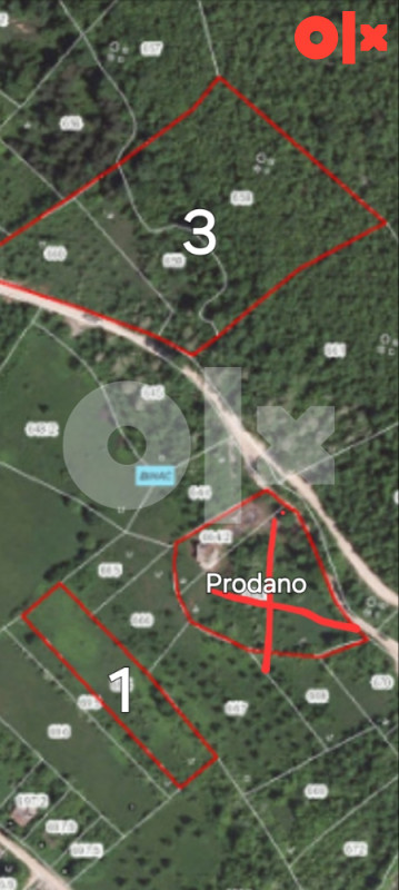 Zemlja zemljiste imanje Pritoka Bihać 19.711m2