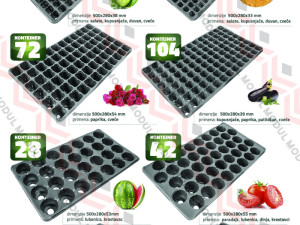 Posude za rasadu - linija "PORA"