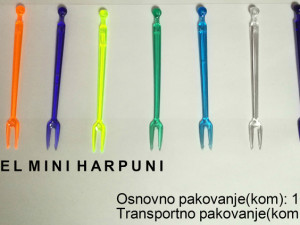 Mini šarene viljuškice