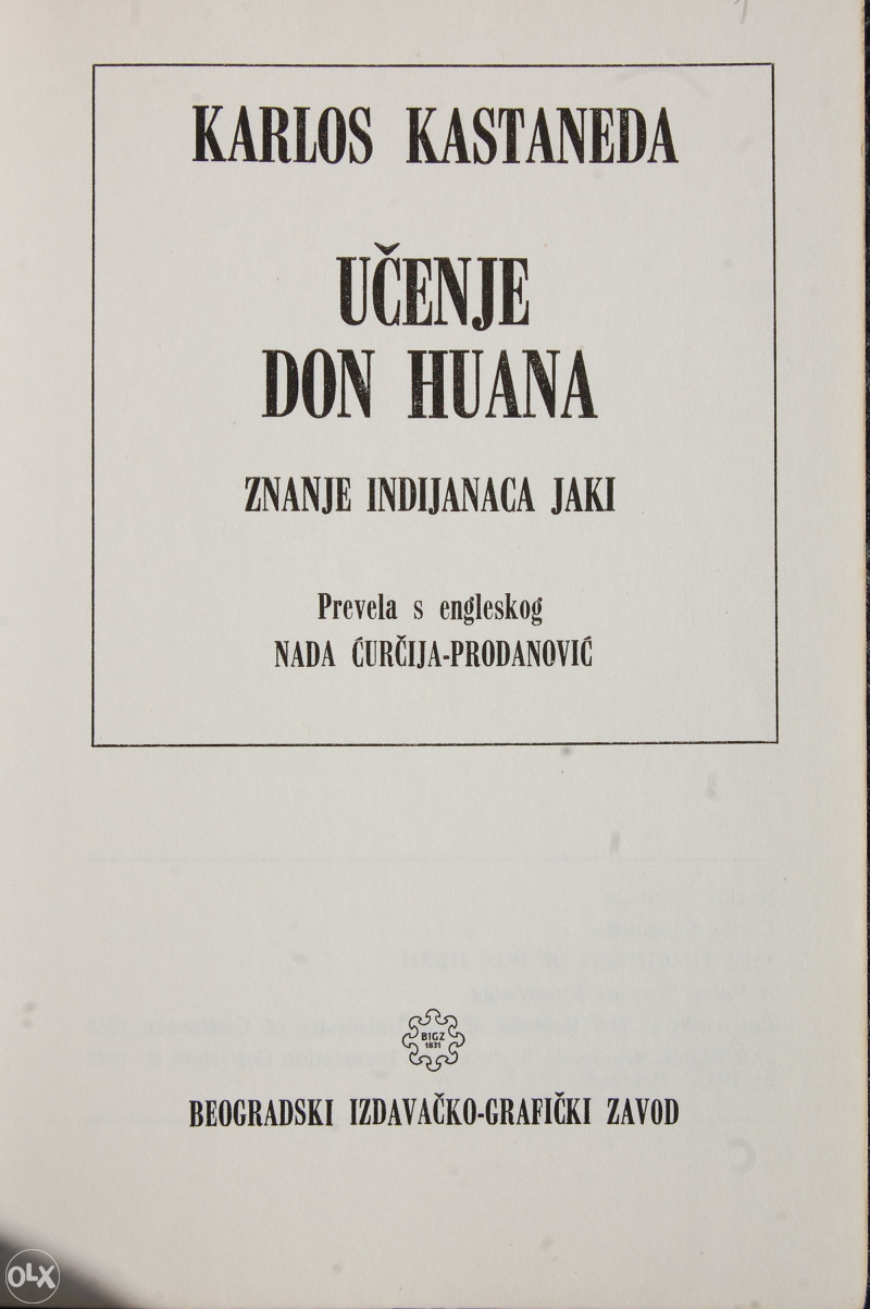 Učenje Don Huana - Karlos Kastaneda