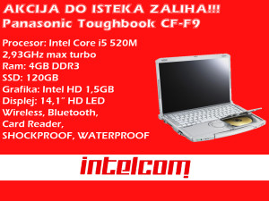 RASPRODAJA! Panasonic Toughbook CF-F9