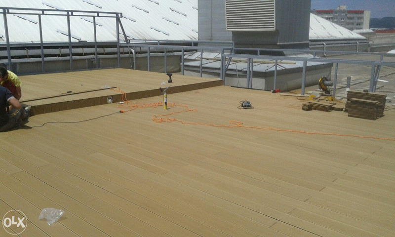 WPC decking ,podne obloge za terase,bašte,bazene.