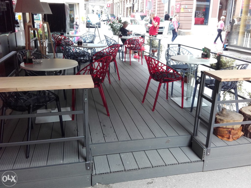 WPC decking ,podne obloge za terase,bašte,bazene.