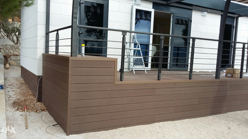 WPC decking ,podne obloge za terase,bašte,bazene.