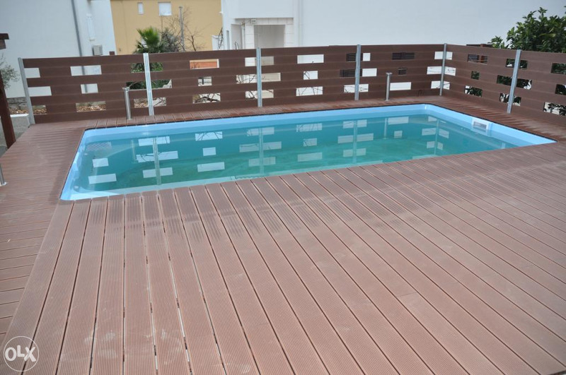 WPC decking ,podne obloge za terase,bašte,bazene.