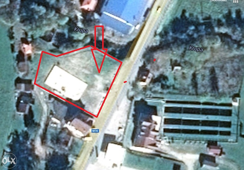 IZDAJE SE zemljište Krupa na Vrbasu 2.6d uz m.put M16