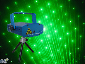 MINI DISKO LASER /MODEL samo zeleno sv