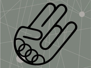 Auto naljepnica RUKA AUDI stikeri naljepnice