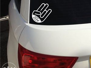 Auto naljepnica RUKA FORD NALJEPNICE STIKERI