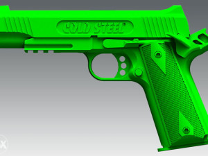 1911 Gumeni pistolj COCKED AND LOCKED