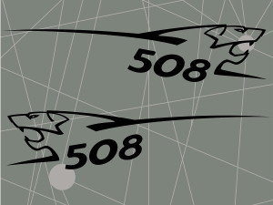 Auto naljepnica PEUGEOT 508