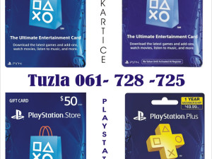 PSN gift card PS4 PS5 playstation 4, 5, kartice