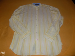 TOMMY HILFIGER MUŠKA LANENA  KOŠULJA VEL. M