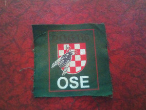 Vojni amblem Hrvatski Ose