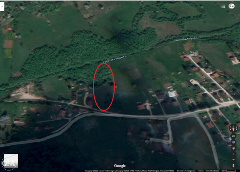Zemljište zemlja plac 2.5 duluma dunuma 2500 m² Pale VIDI DETALJNO – pohled 6
