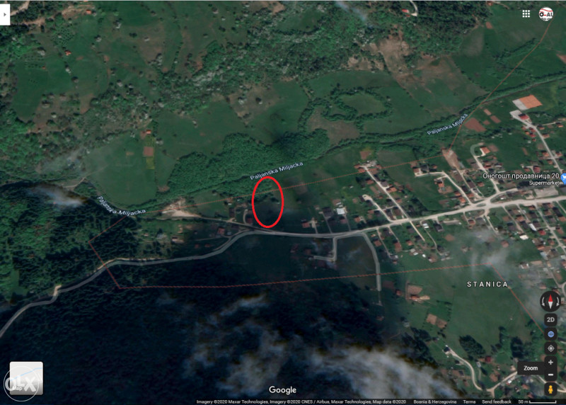 Zemljište zemlja plac 2.5 duluma dunuma 2500 m² Pale VIDI DETALJNO – pohled 5
