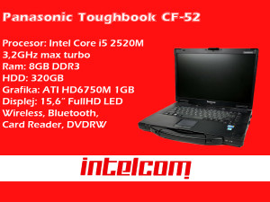 Panasonic Toughbook CF-52 Mk4 Core i5 2nd gen.