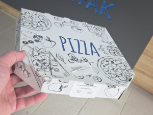 Kutije pizza picu pizzu podlozak trokutici trokutovi