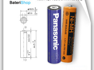 Baterija NiMH AAA 1.2V 750mAh BK80AAAB Panasonic HT