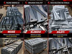 NOVE MASE ZILETI KLINOVI STOPE