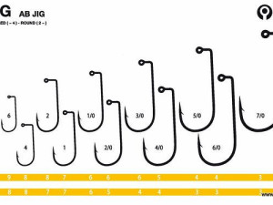 Fudo AB Jig Black Nickel 7/0 [12943]3 kom/pakovanje