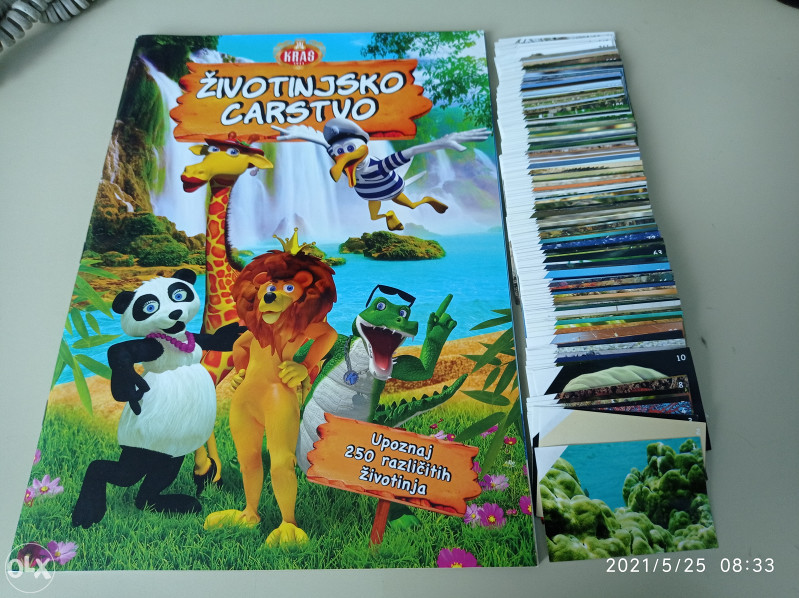 Životinjsko carstvo popunjen album 2008/2016/Junior - Sličice i albumi ...