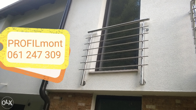 Inox alu. ograde rukohvati kapija garniše