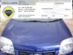 Nissan X-Trail 01/06-hauba (ostali dijelovi)