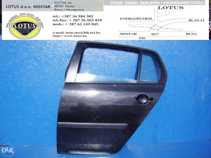 VW Golf 5 V-zadnja lijeva vrata (ostali dijelovi)