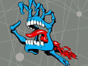 Auto naljepnica LUDA RUKA stiker naljepnice