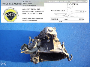 Citroen C3 Picasso 09/11 1.4 benz.-mjenjac (ostali dijelovi)