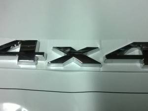 Natpis - 4 X 4 - metalni