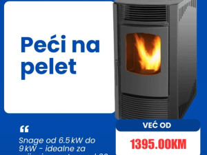 Peć na pelet SOLE 9KW peći grijanje www.energoshop.ba