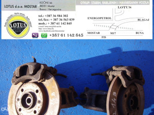 Citroen C2 03/07 1.4b-klijesta prednja (ostali dijelovi)