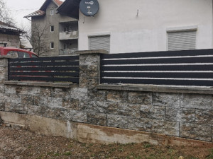 Aluminijske ograda visoki sjaj 80 km