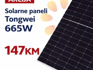 0.19KM/W 665W bif Solarni Paneli TONGWEI Solarne Elektrane