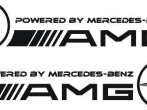Auto naljepnica AMG MERCEDES stiker naljepnice