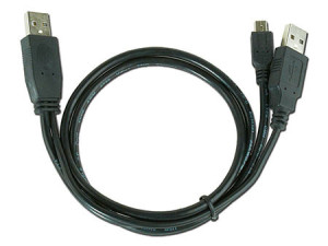 USB 2,0 DUAL kabal A-mini5PM, 1m