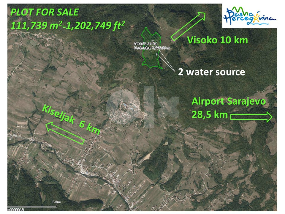 Plac Visoko 111.739 m2 3