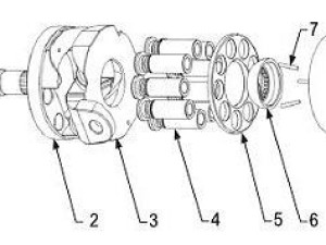 Komatsu pumpe dijelovi