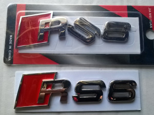 Znak / Natpis - R S 6 - metalni