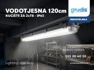 Vodotjesna svjetiljka 2 X T8 120cm neonka