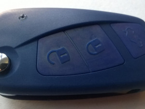 Oklop kljuca - FIAT - skakavac sa - 3.tipke  / plavi