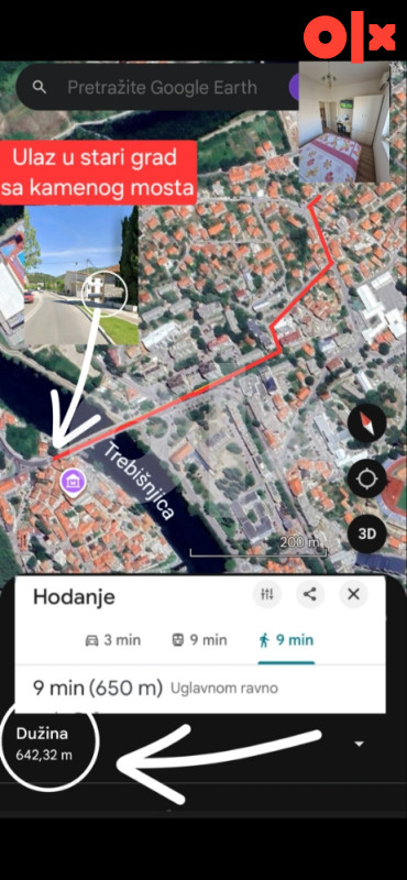 CIJENE U OPISU Trebinje, soba, stan na dan, apartman u Trebinju 14