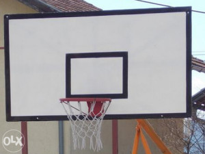 tabla za košarku od poliestera 180x105cm i 180x120 cm gumena