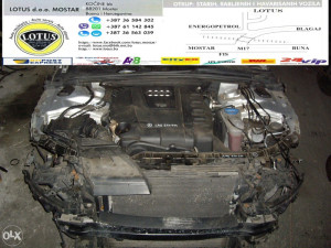 Audi A4 2009 2.0 TDI CAG-motor,mjenjac (ostali dijelovi)