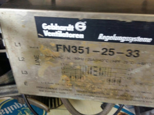 Emc filter fn351-25-33